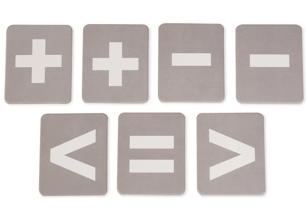 Dienes Grundsortiment Montessori, mit Zahlen-Karten, 170-tlg., Kunststoff