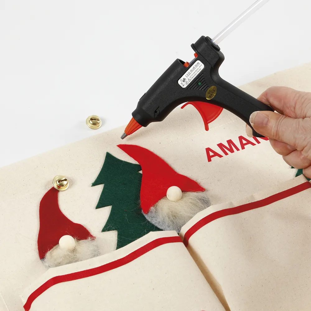 Material-Taschen-Vorhang aus Canvas, 24 Taschen, 93x60 cm