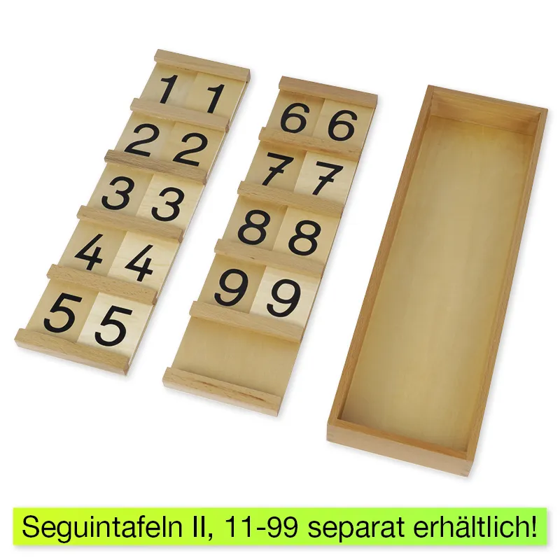 TimeTEX Kasten mit Zehnerstangen und Einerperlen, lose Perlen "Montessori Premium"