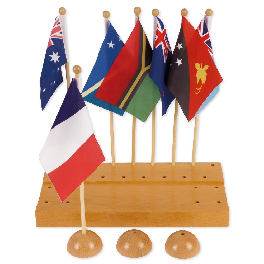 TimeTEX Flaggenständer Ozeanien "Montessori Premium"