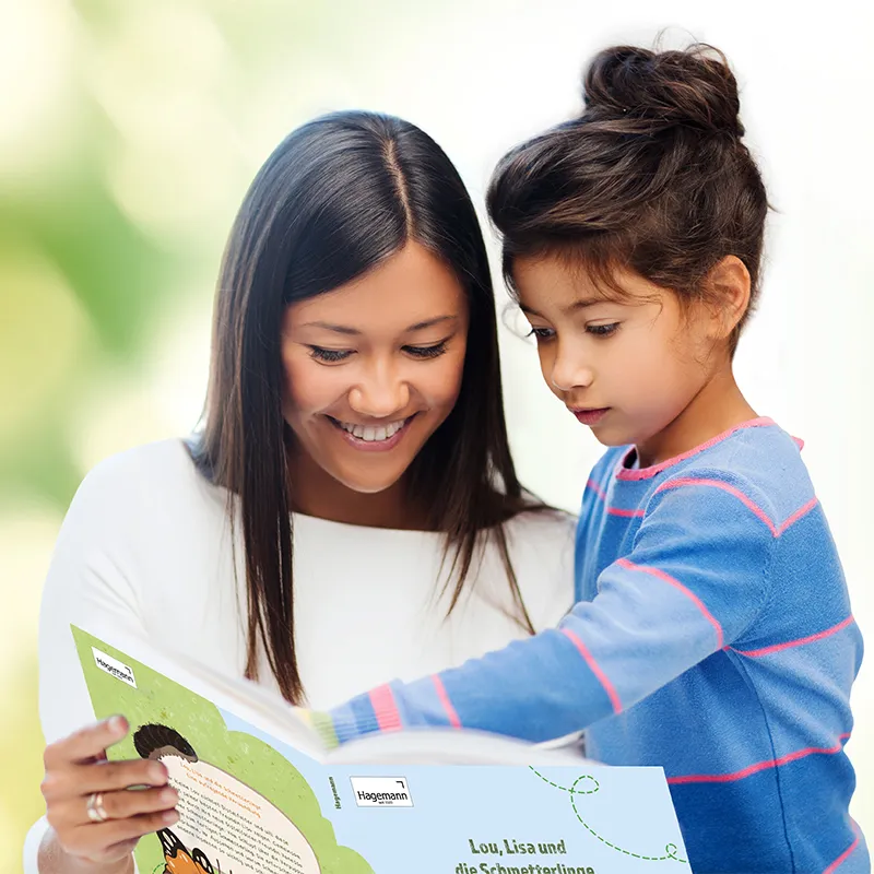 Lese- und Arbeitsbuch Eine aufregende Verwandlung – „Lou, Lisa und die Schmetterlinge“ (56 Seiten)