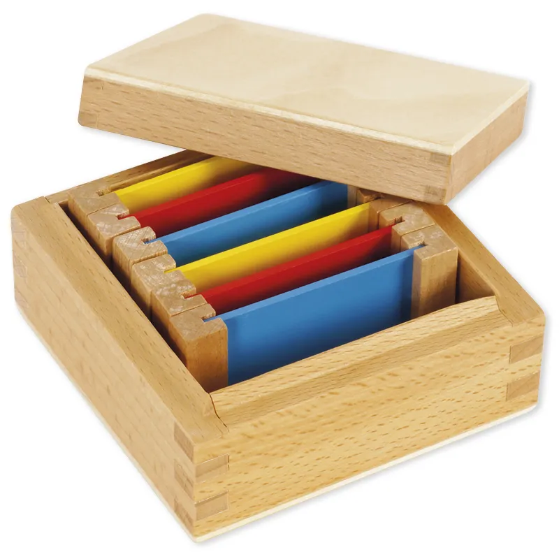 TimeTEX Farbtäfelchen, Satz 1, 3 Paare "Montessori Premium"