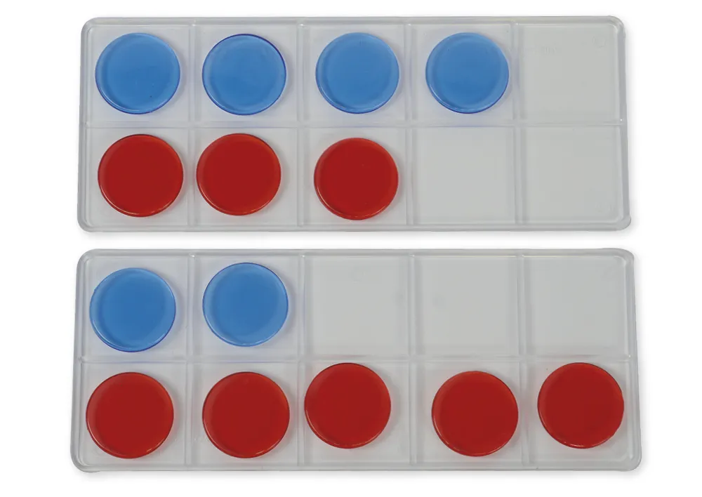 TimeTEX Rechenleisten/Plättchen-Set bis 20, 44-tlg.