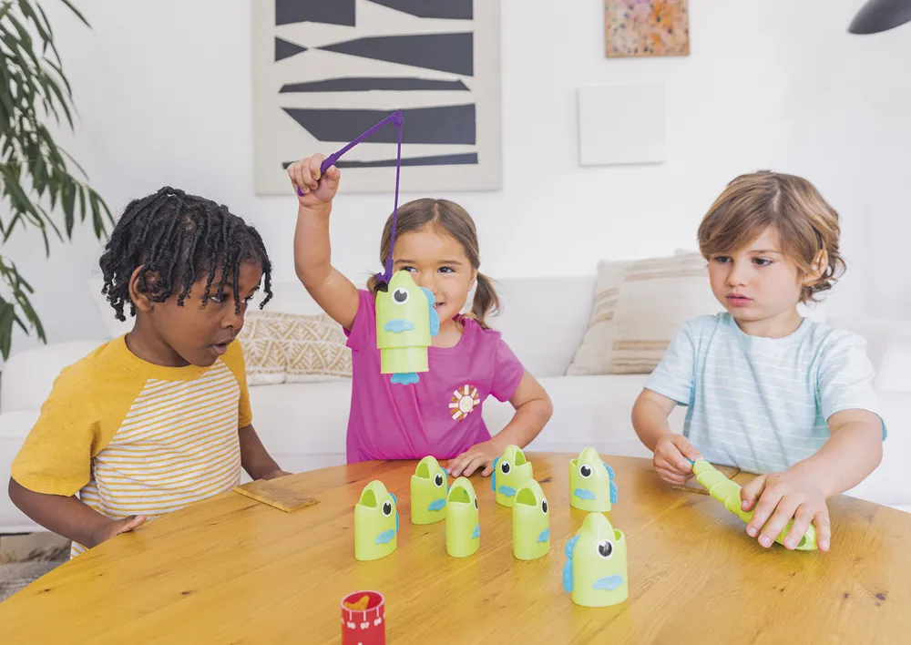 Spiel "Wer fängt den längsten Fisch?", 11-tlg.