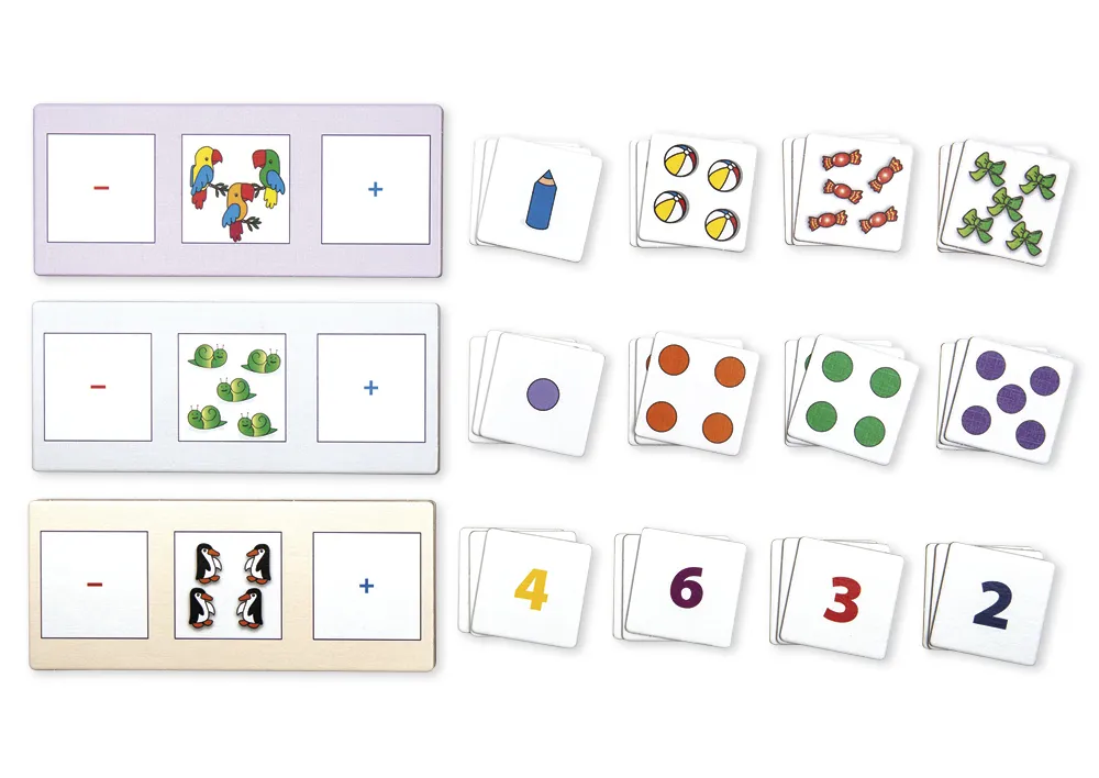 Lernspiel "Einer mehr - Einer weniger", 48-tlg.