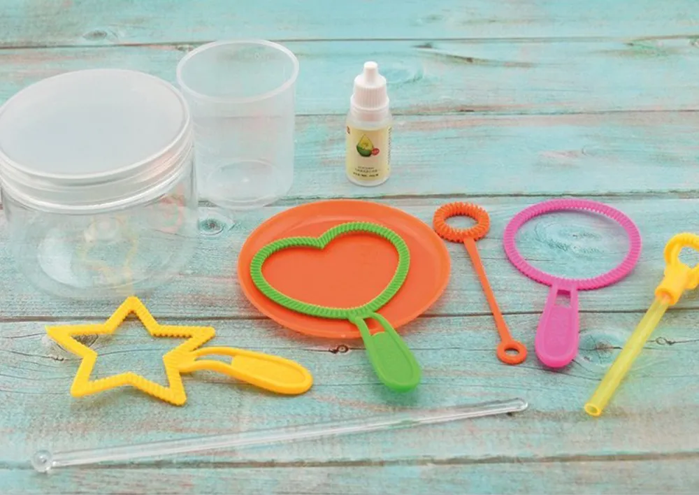 Experimentierset Stabile Seifenblasen herstellen und erforschen