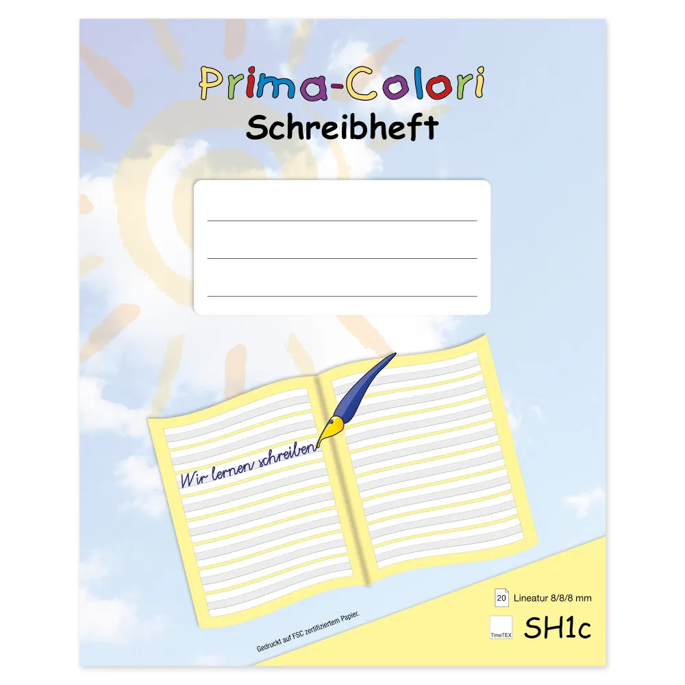 Prima-Colori Schreibheft SH1c