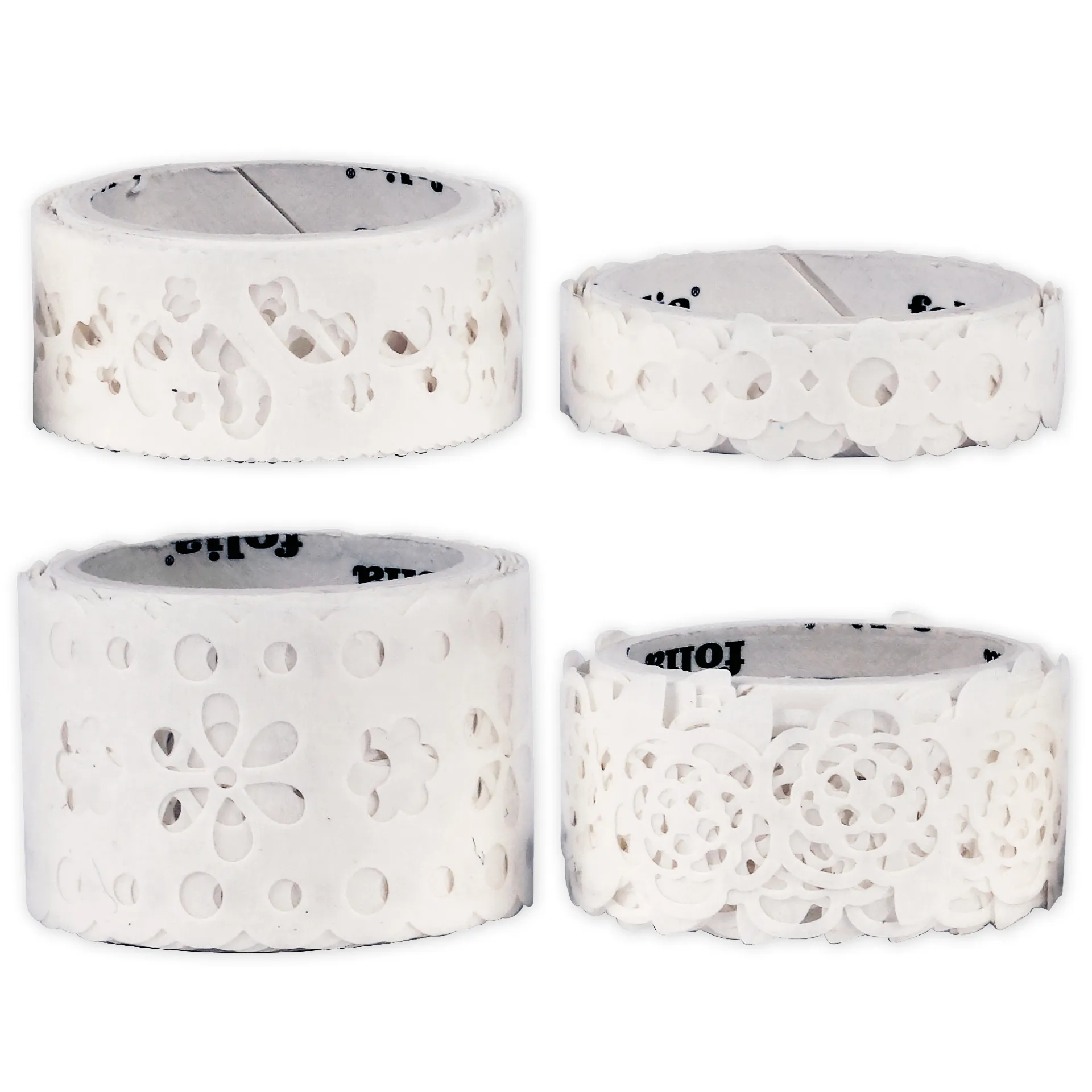 Papierspitze selbstklebend, 4 Rollen à 1 m