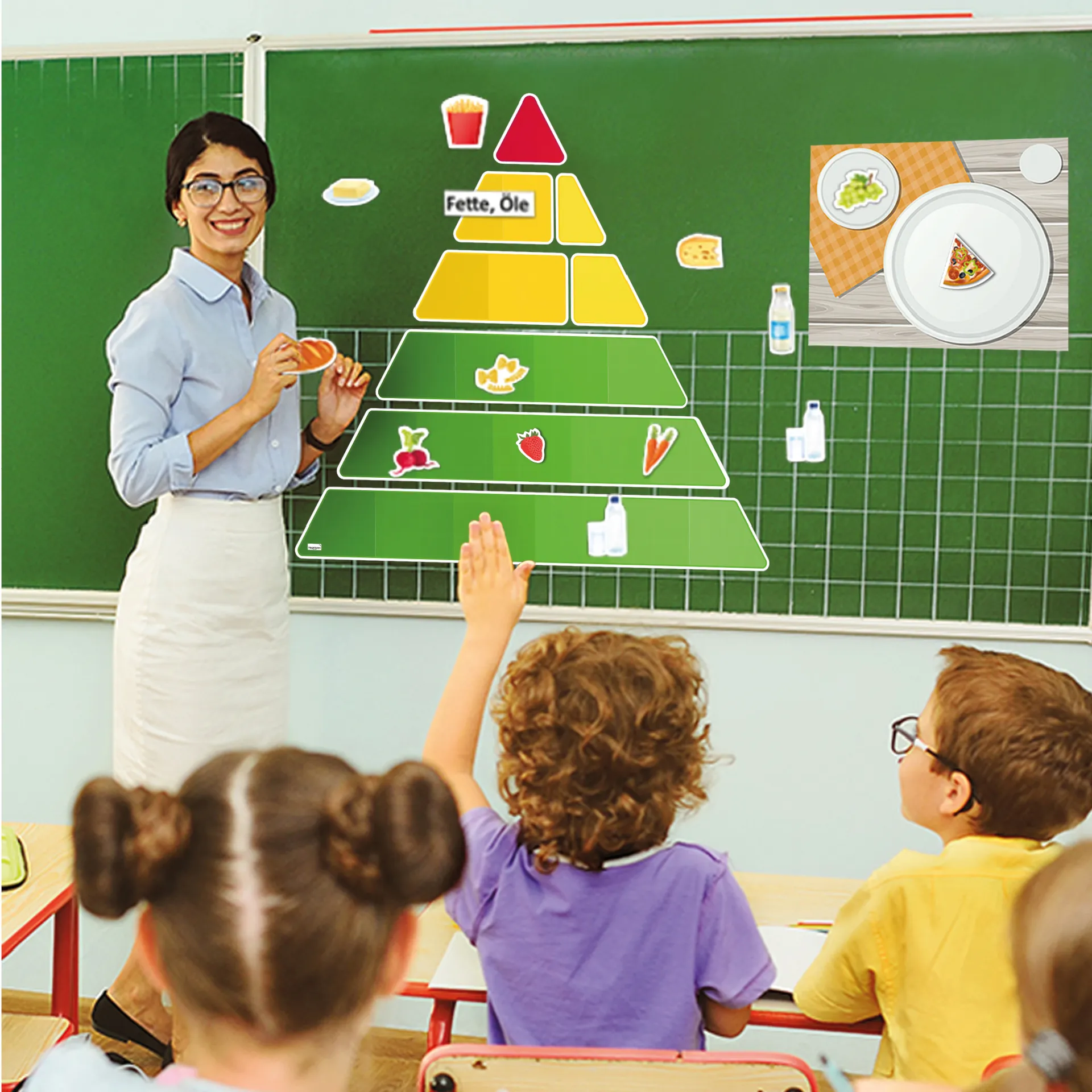 Klassenset Gesunde Ernährung und Mahlzeiten, 470-tlg.