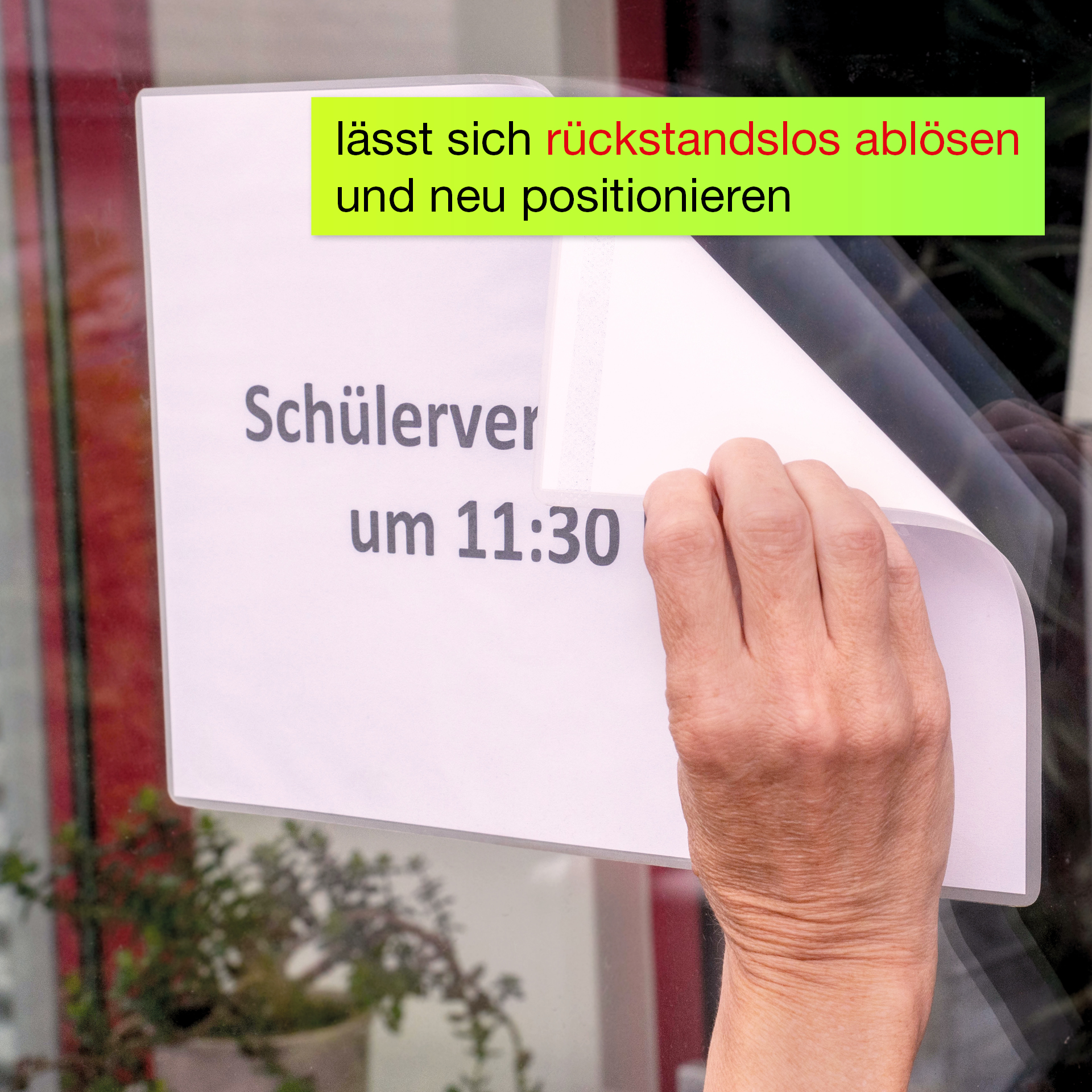 Kleberoller im Spender, non-permanent, 15 m / 9 mm