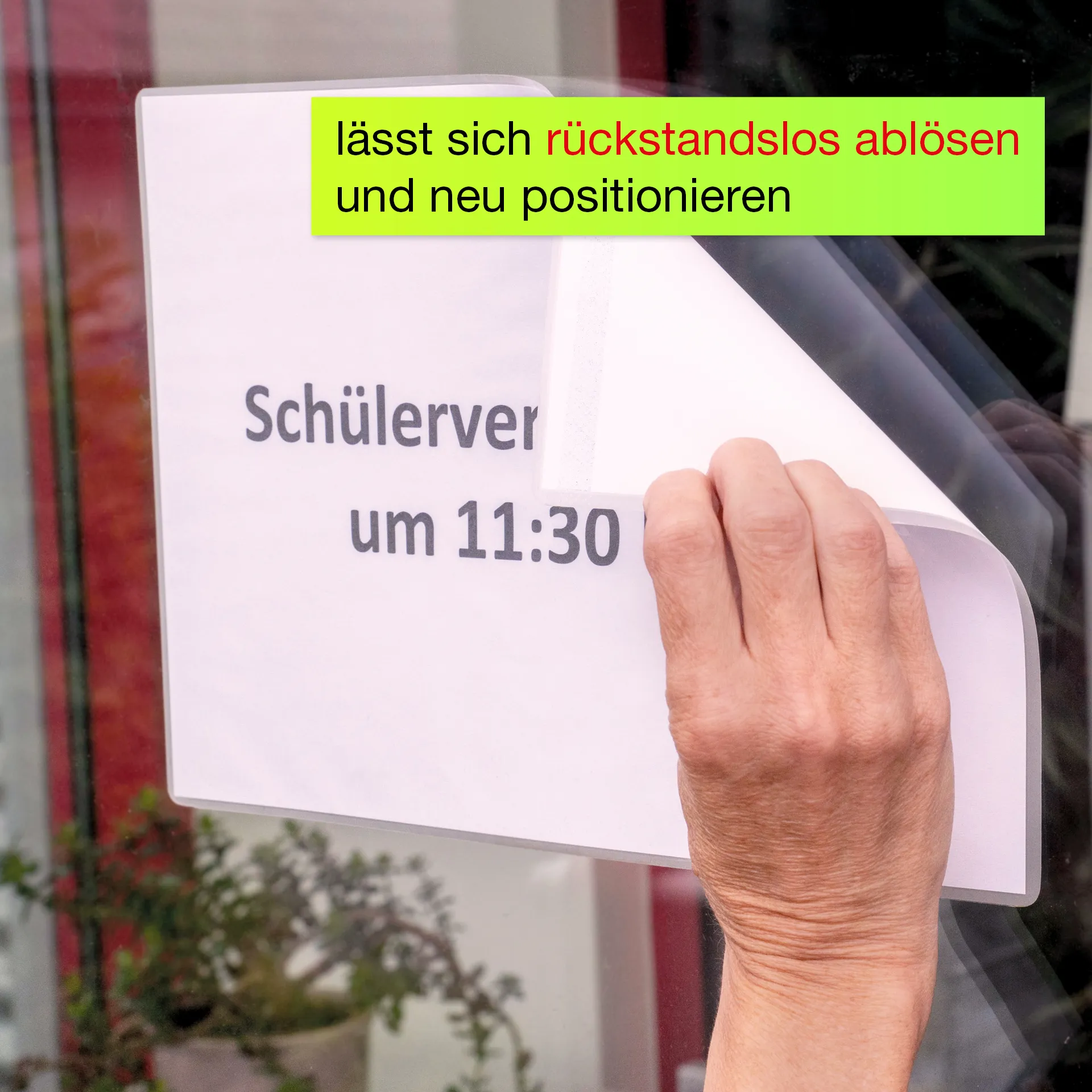 Kleberoller im Spender, non-permanent, 15 m / 9 mm