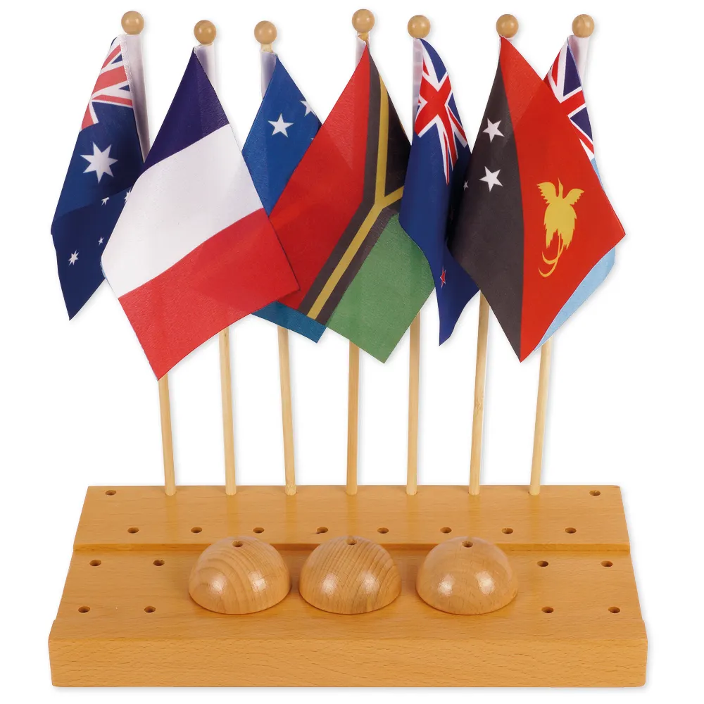 TimeTEX Flaggenständer Ozeanien "Montessori Premium"