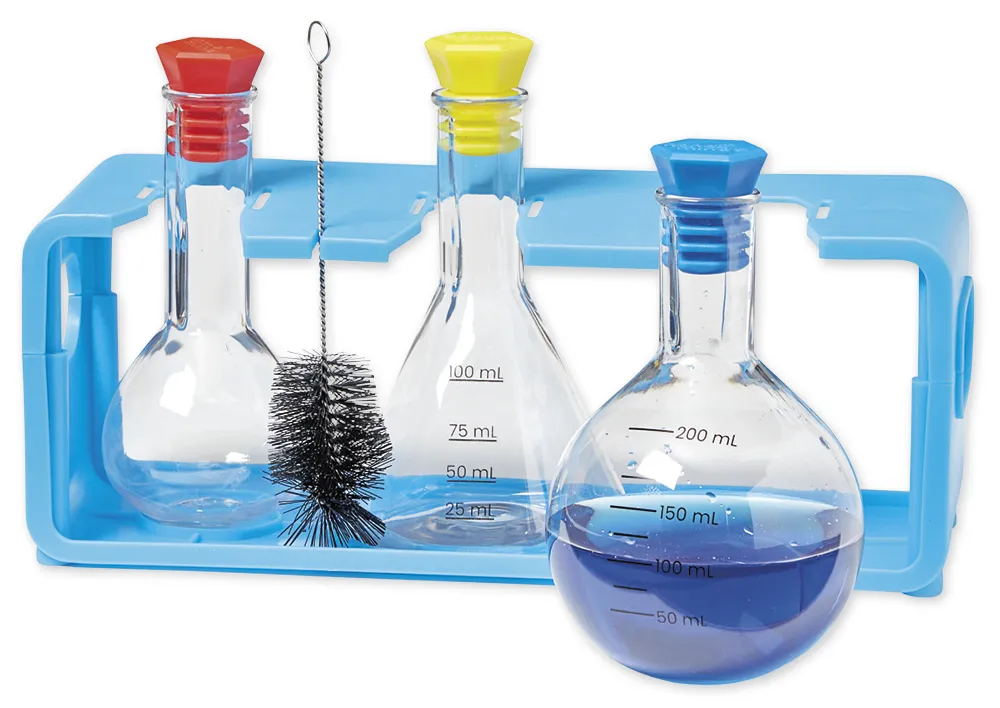 Kolben-Set "Forscherlabor", 8-tlg.