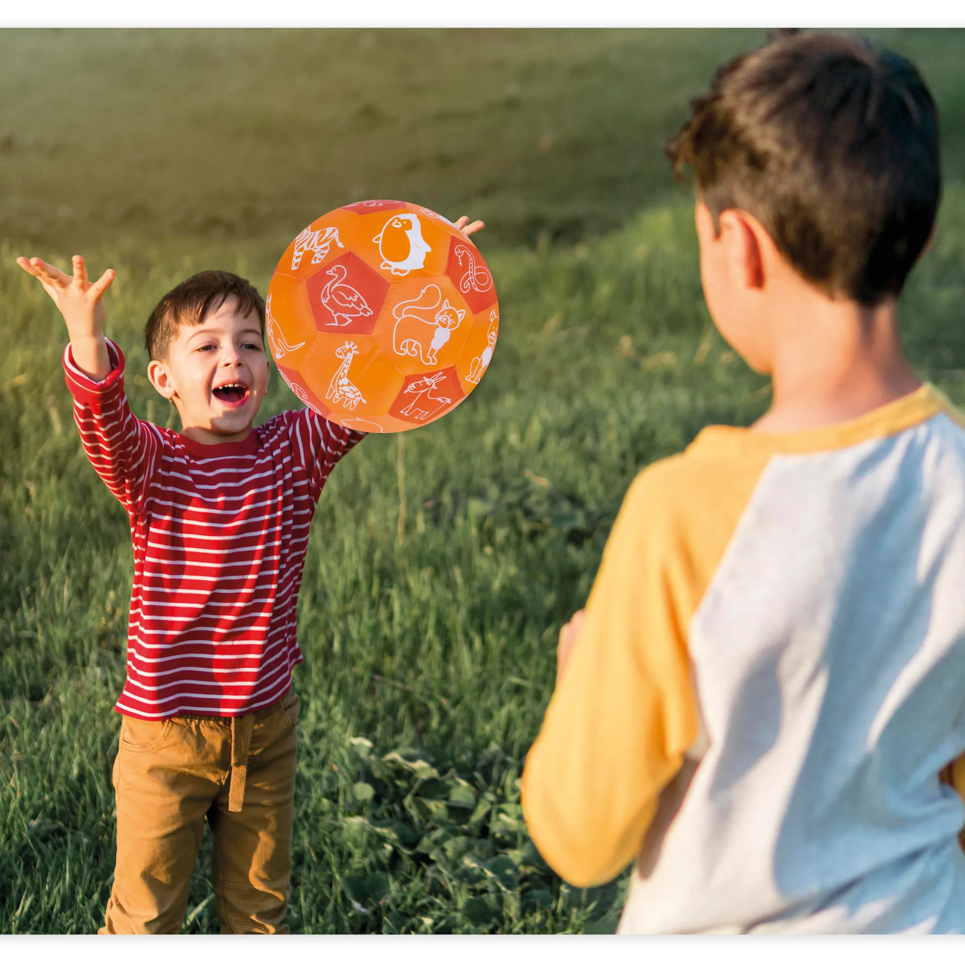 Lernspiel-Ball "Pello" - Tiere
