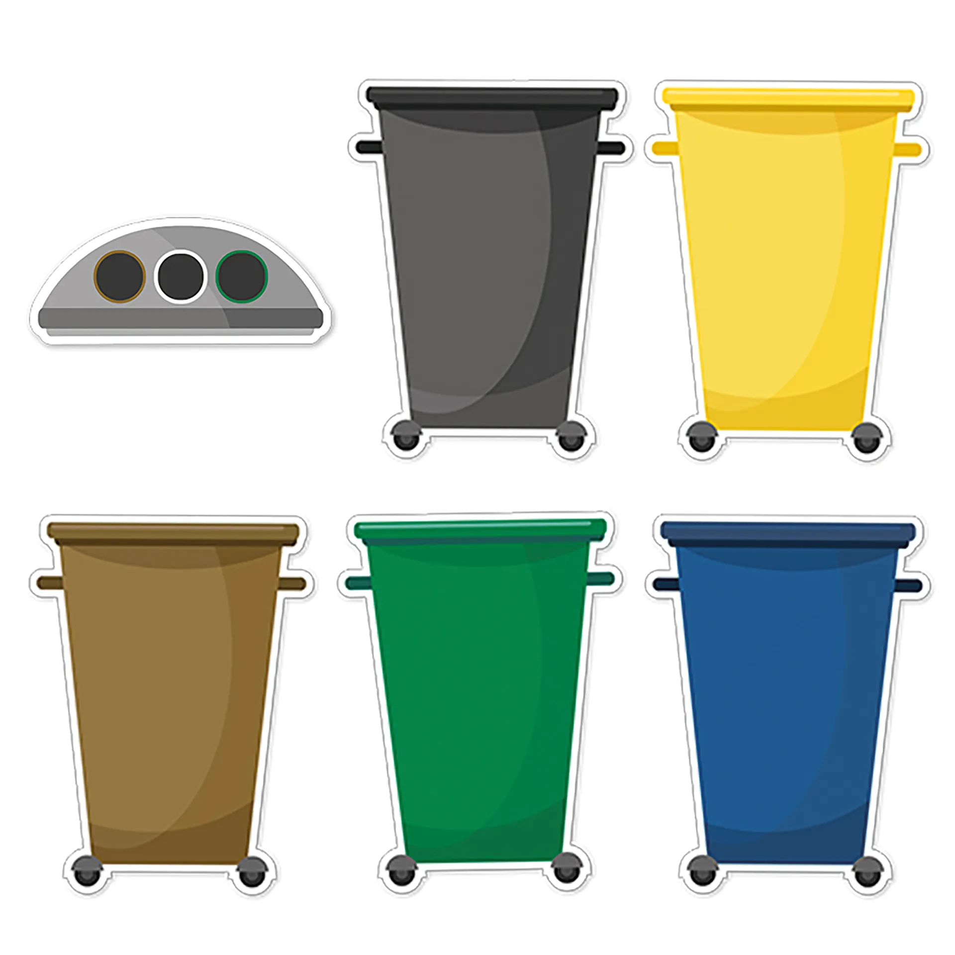 Hagemann Müll vermeiden, Müll trennen & Abfallpyramide, magnetisch, 79-tlg.