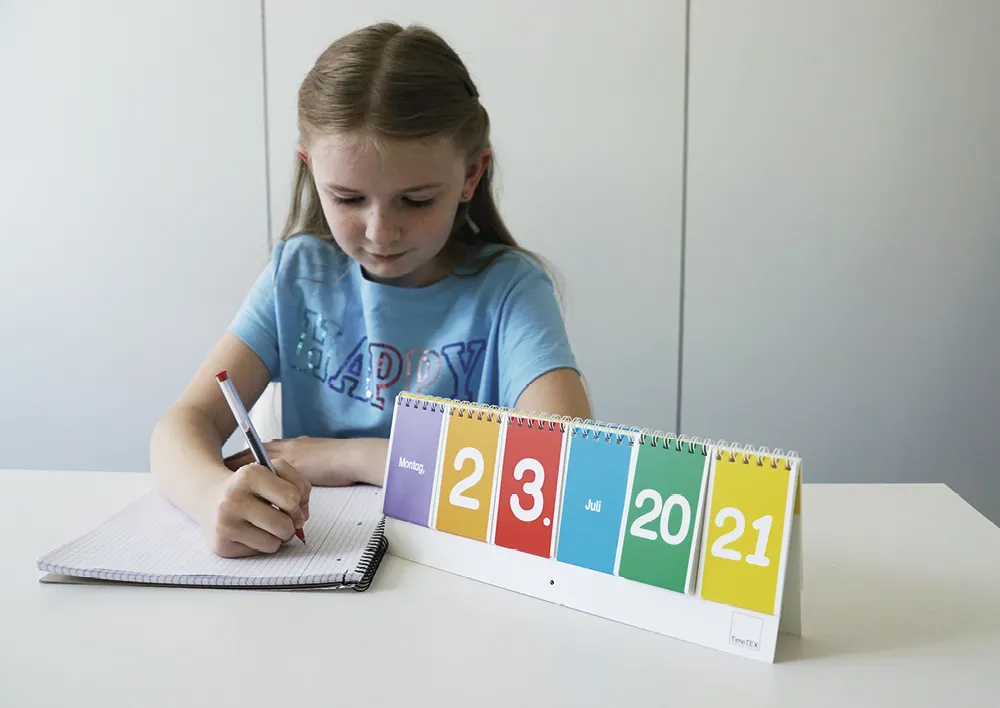 Klappen-Flipchart aus Pappe, Kalender