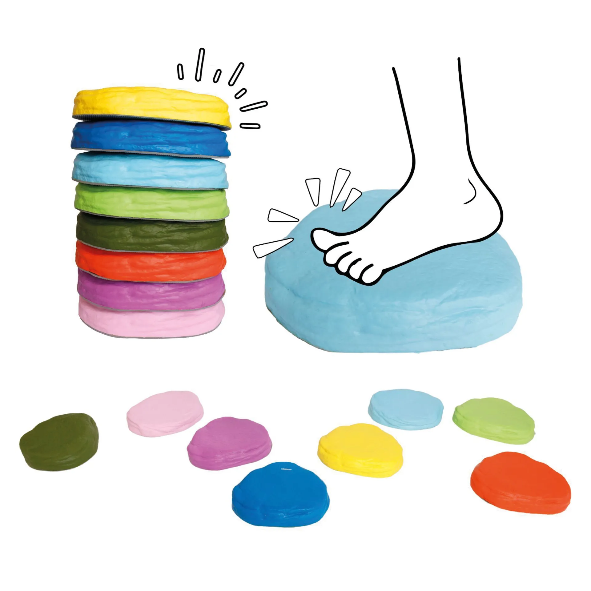 Balancier-Steine, 18x15 cm, 8 Stück