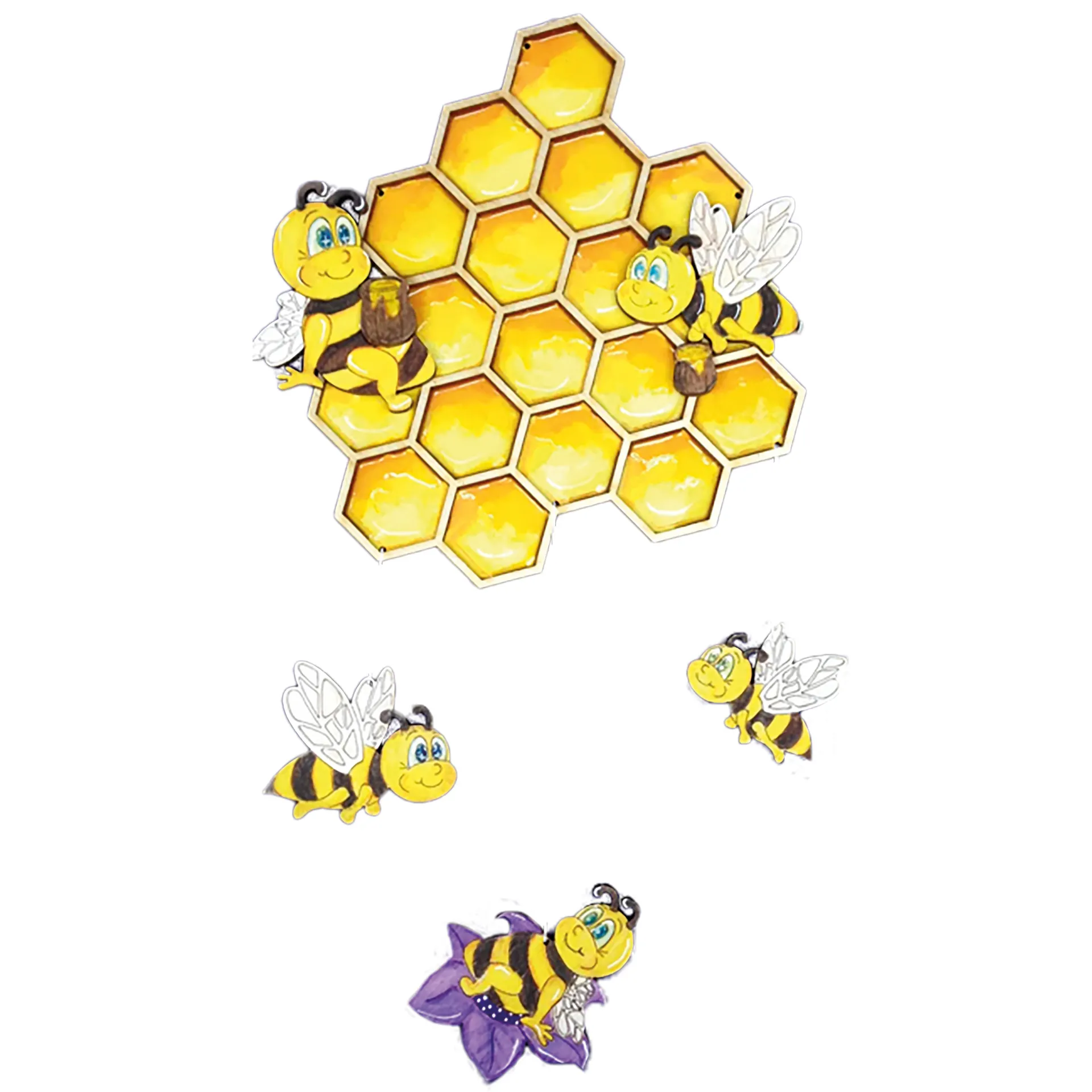 Bienen-Mobile Bastelset