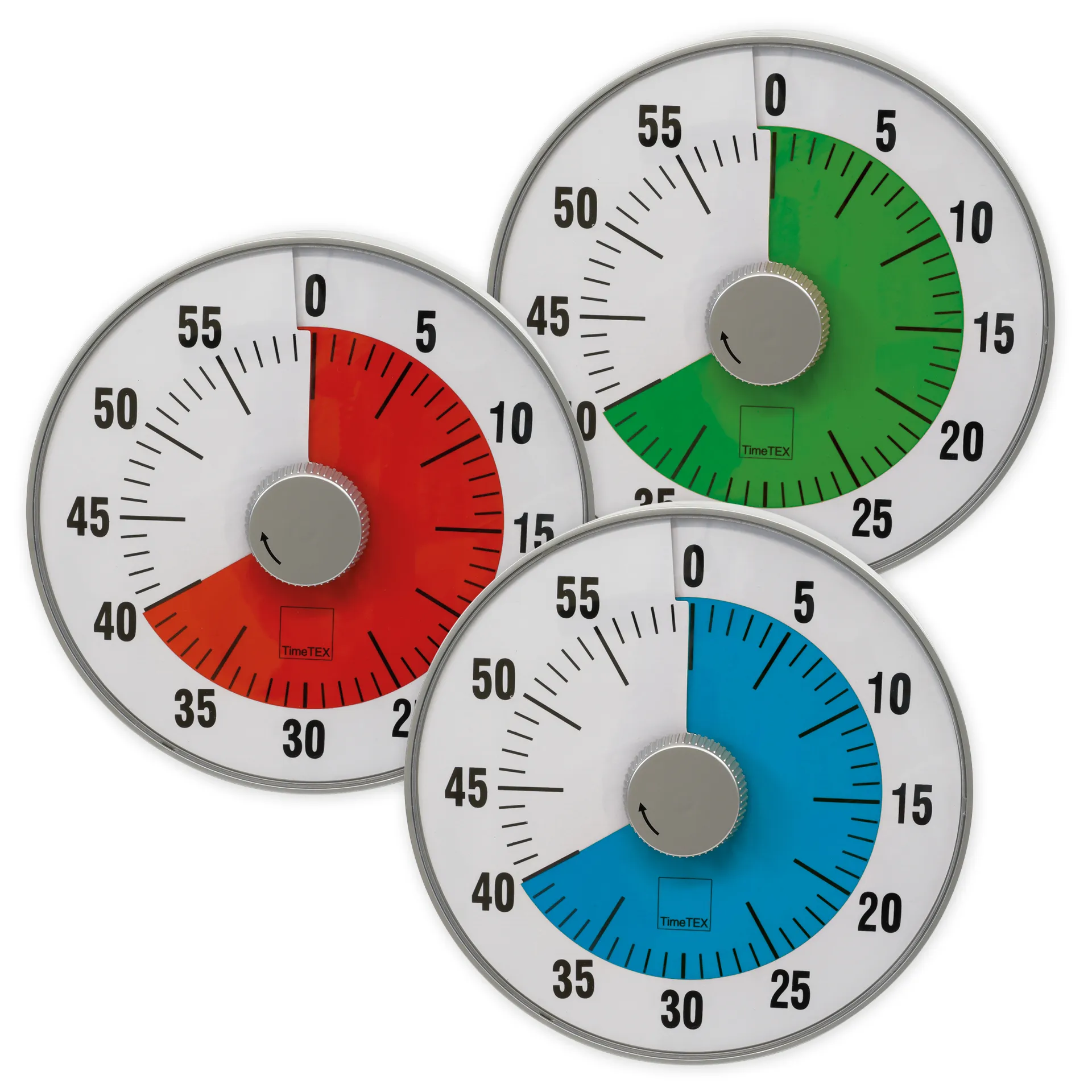 TimeTEX Zeitdauer-Uhr "lautlos" L, 19 cm ø