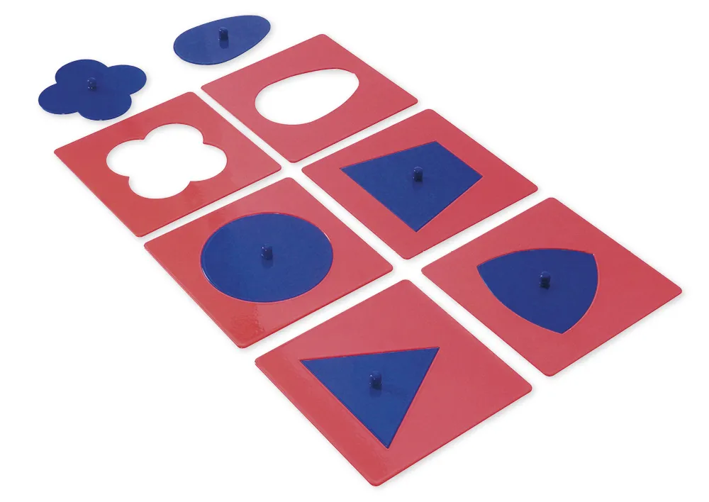 TimeTEX Metallene Einsatzfiguren "Montessori Premium"