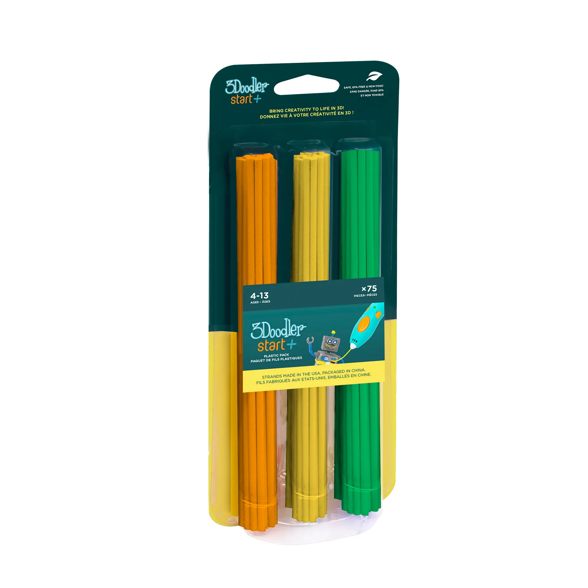 Nachfüllpack für den 3Doodler Start+, 75-tlg.