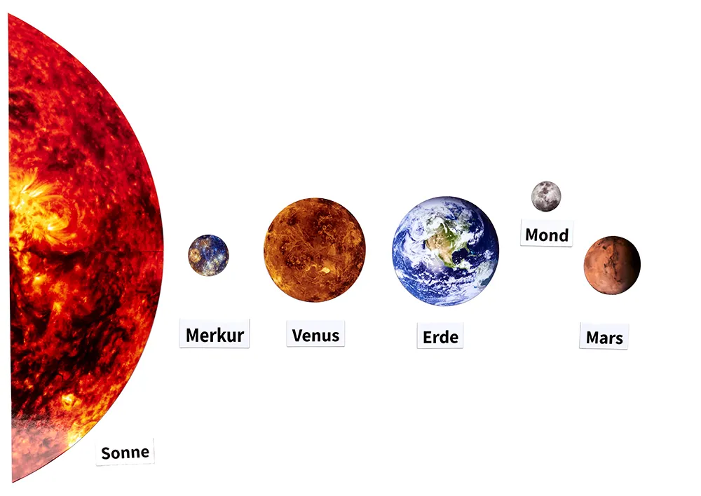 Hagemann Planeten und Sonnensystem magnetisch, 73-tlg.