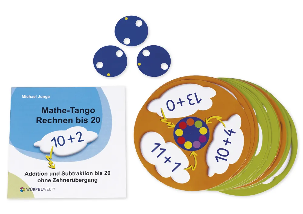 Würfelscheiben "Mathe-Tango: Rechnen bis 20", 24 Stück