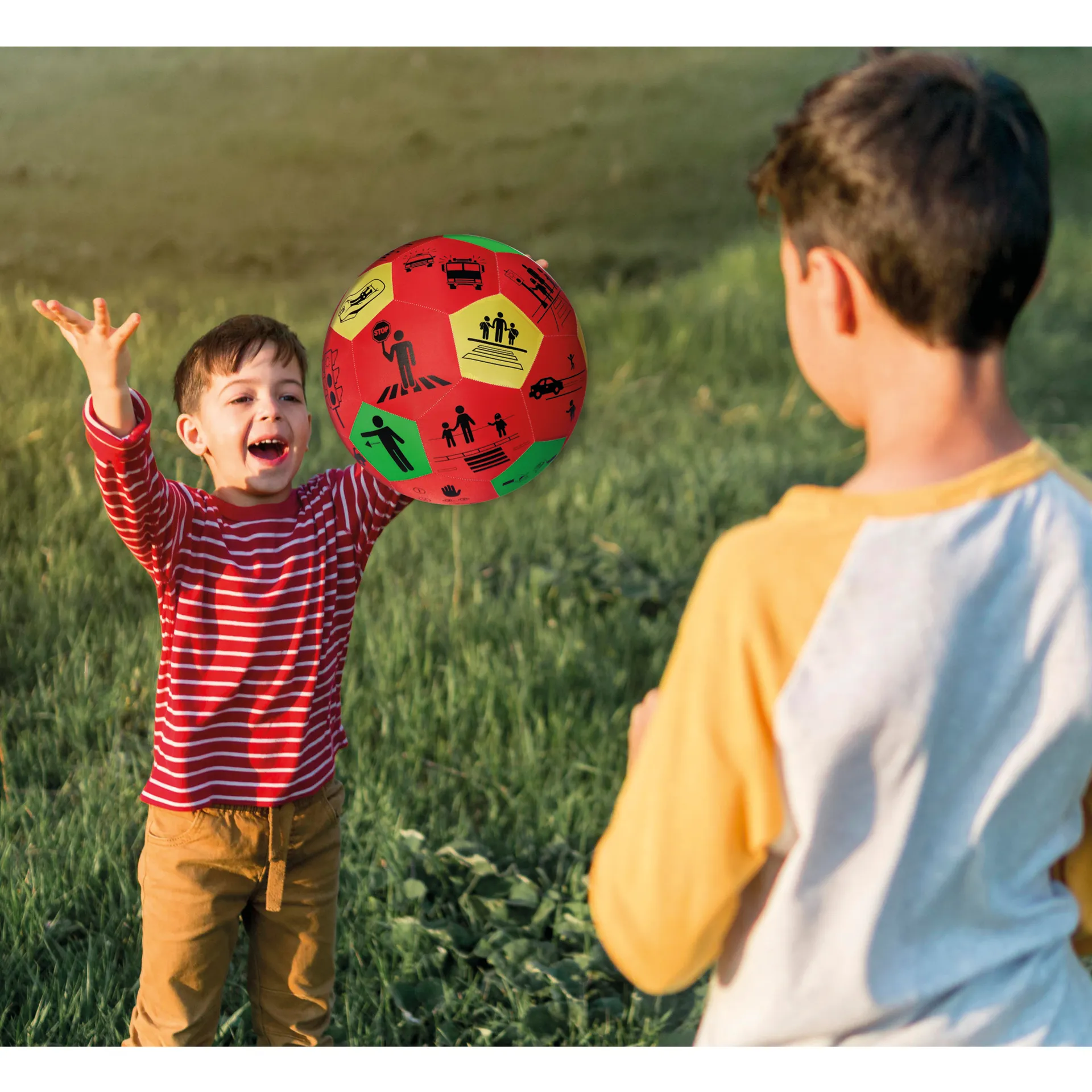 Lernspiel-Ball "Pello" - Verkehrs-Erziehung