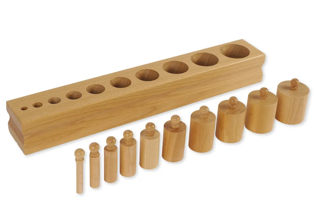 TimeTEX Block mit Zylindern 2 "Montessori Premium"