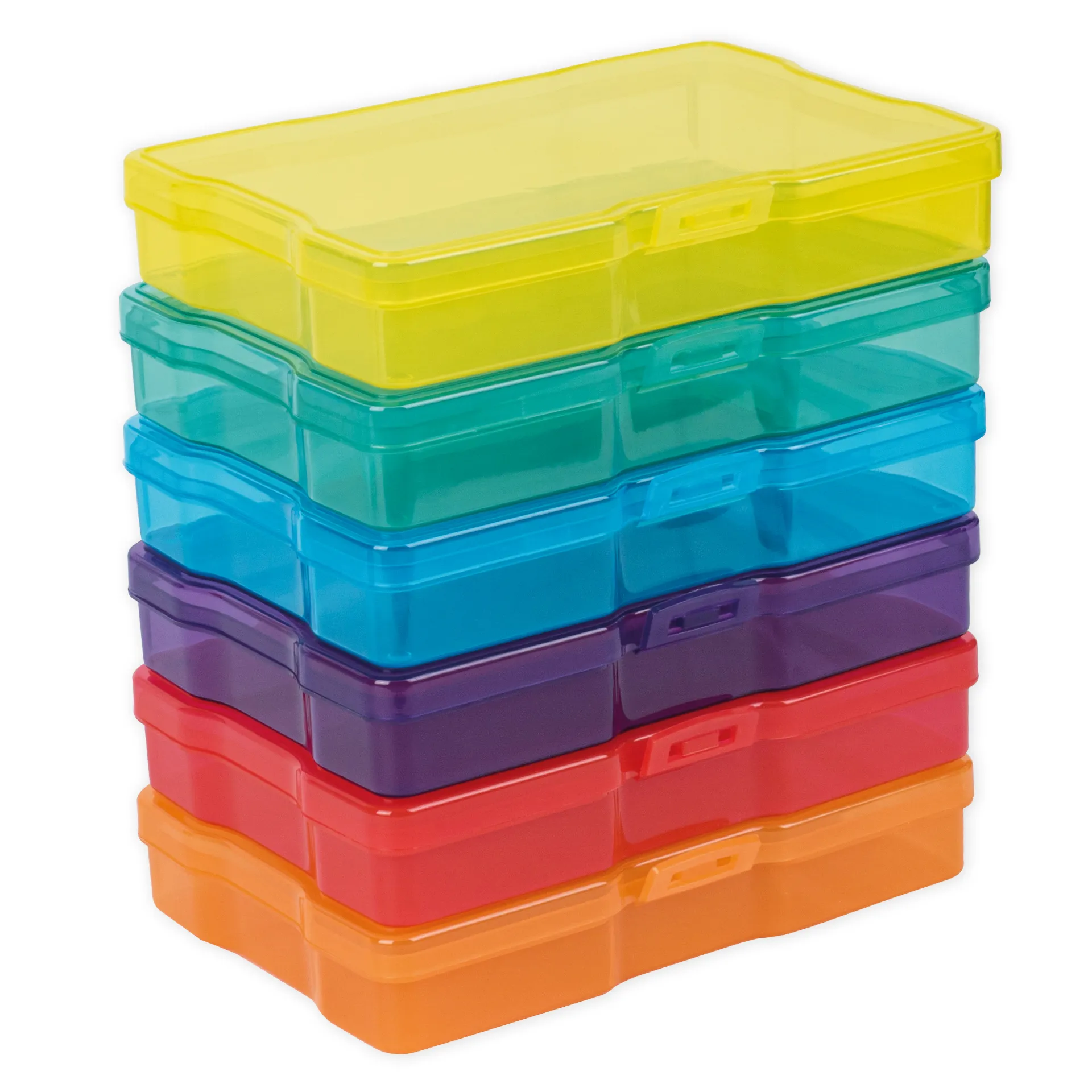 TimeTEX Farb-Boxen in der Box, transparent, 7-tlg.