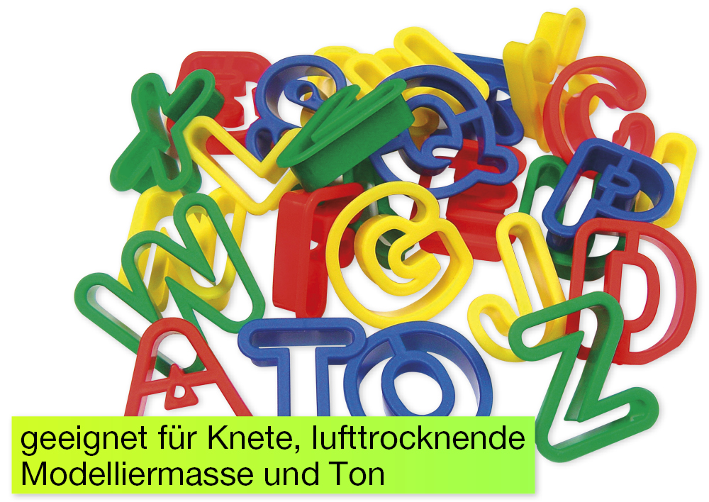 Ausstecher "Großbuchstaben", 26-tlg.