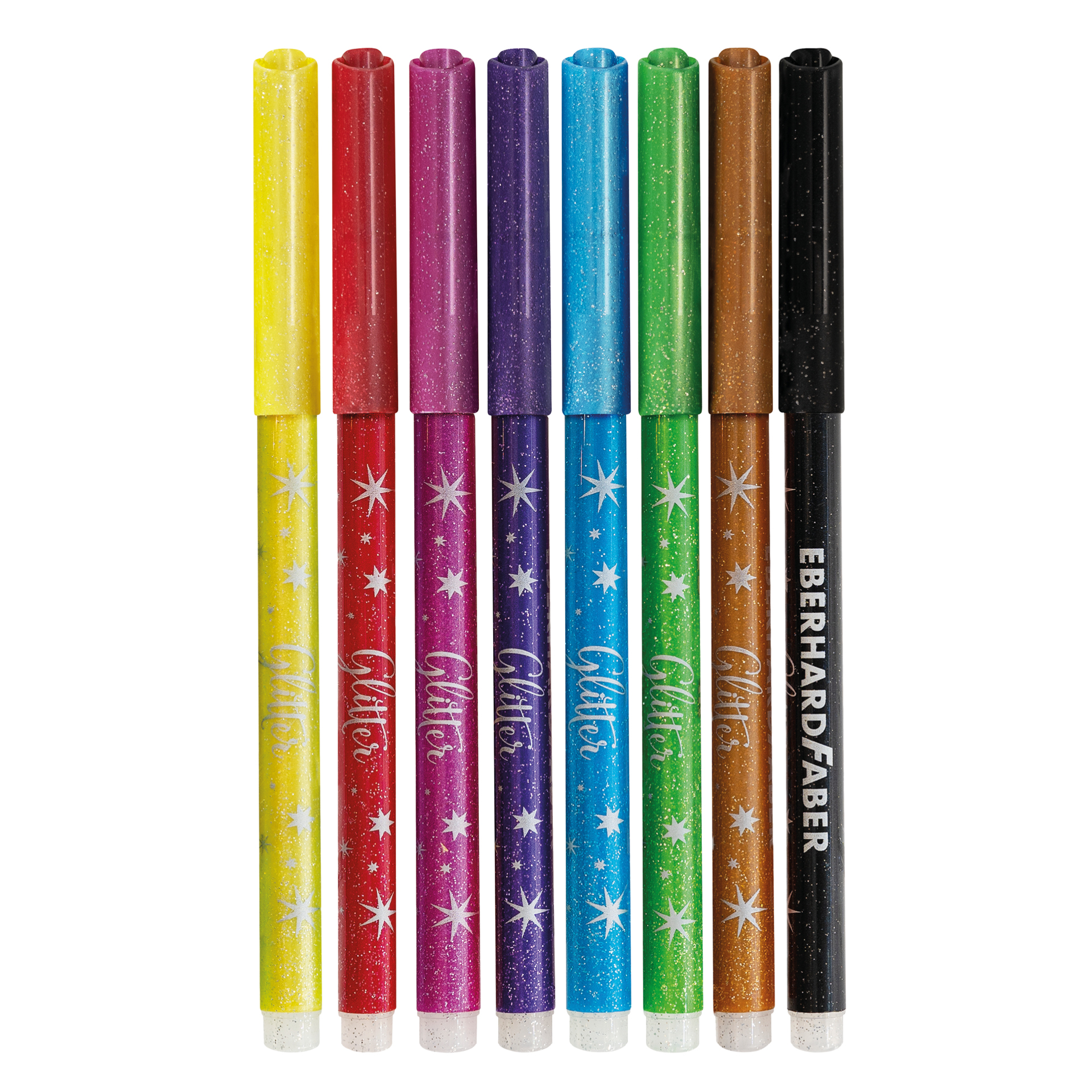 Eberhard Faber Glitter Filzstifte, 8 Stück