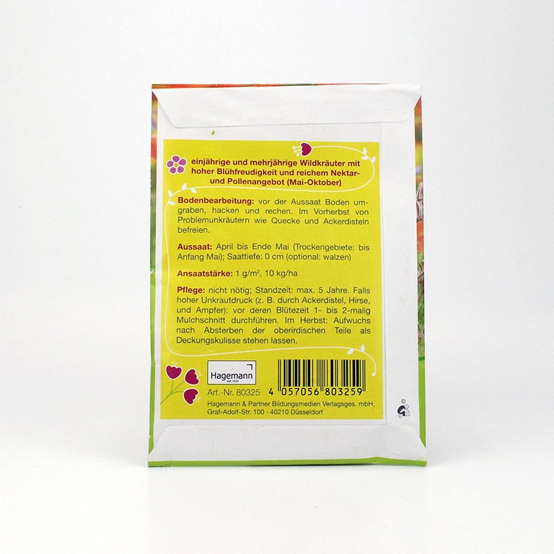 Hagemann Samenmischung -  Schmetterlings- und Bienenwiese für 10m²