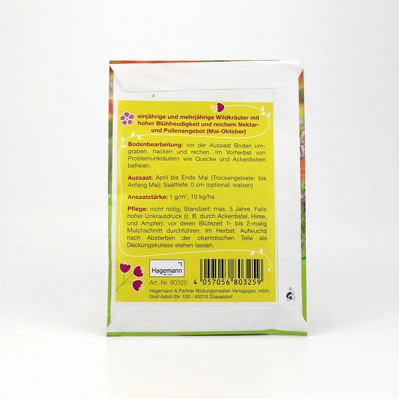 Hagemann Samenmischung -  Schmetterlings- und Bienenwiese für 10m²