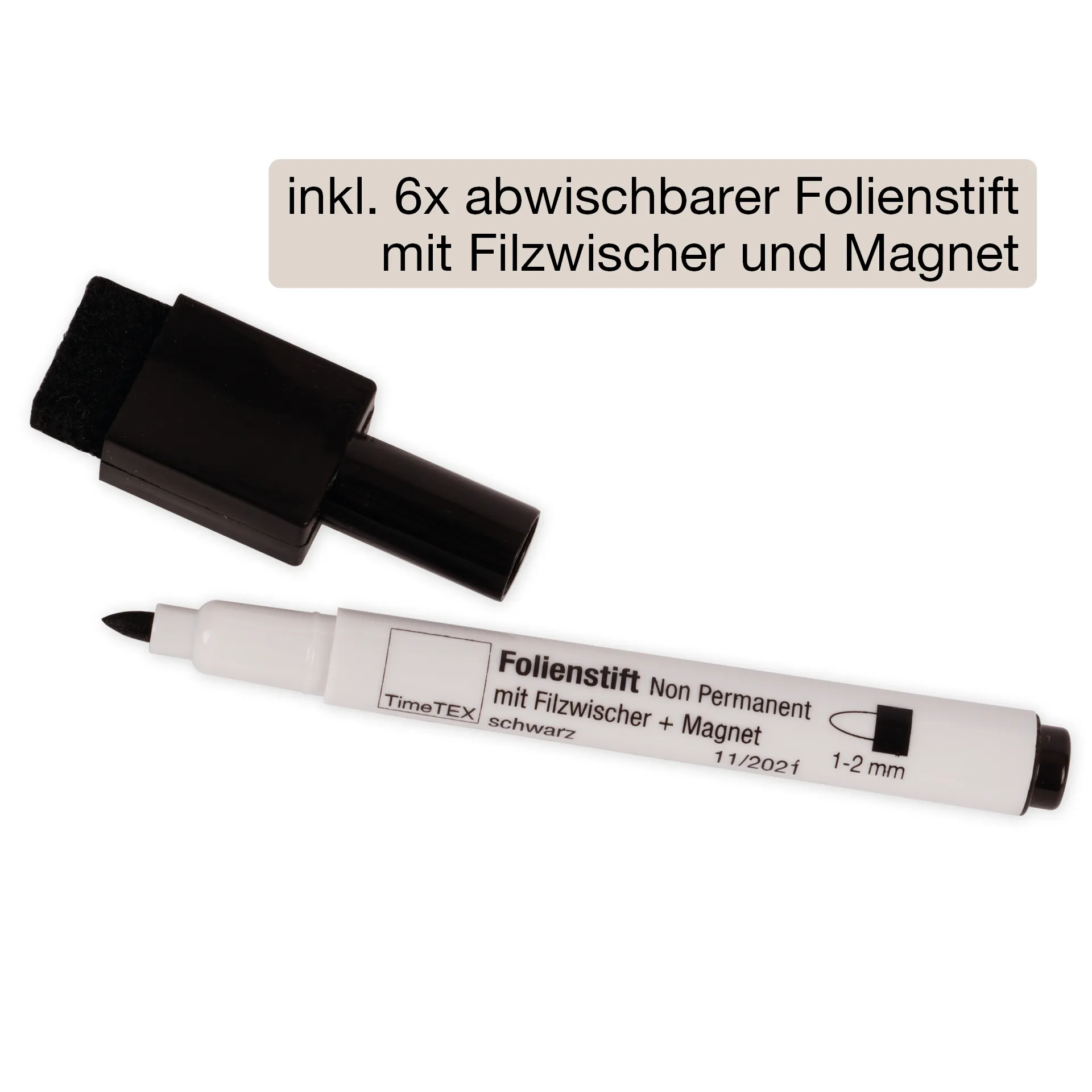 Set Prima-Colori Whiteboard mit Punktraster und Blanko A4, 6 Stück