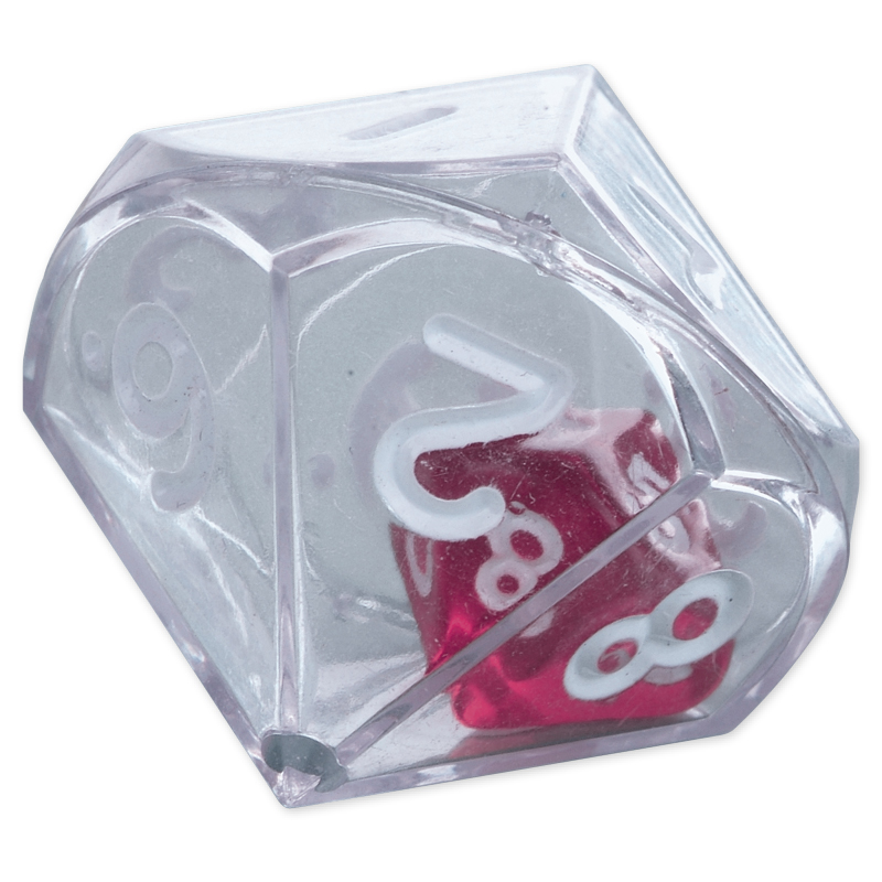 Doppelwürfel 0-9, zehnseitig, 35 mm