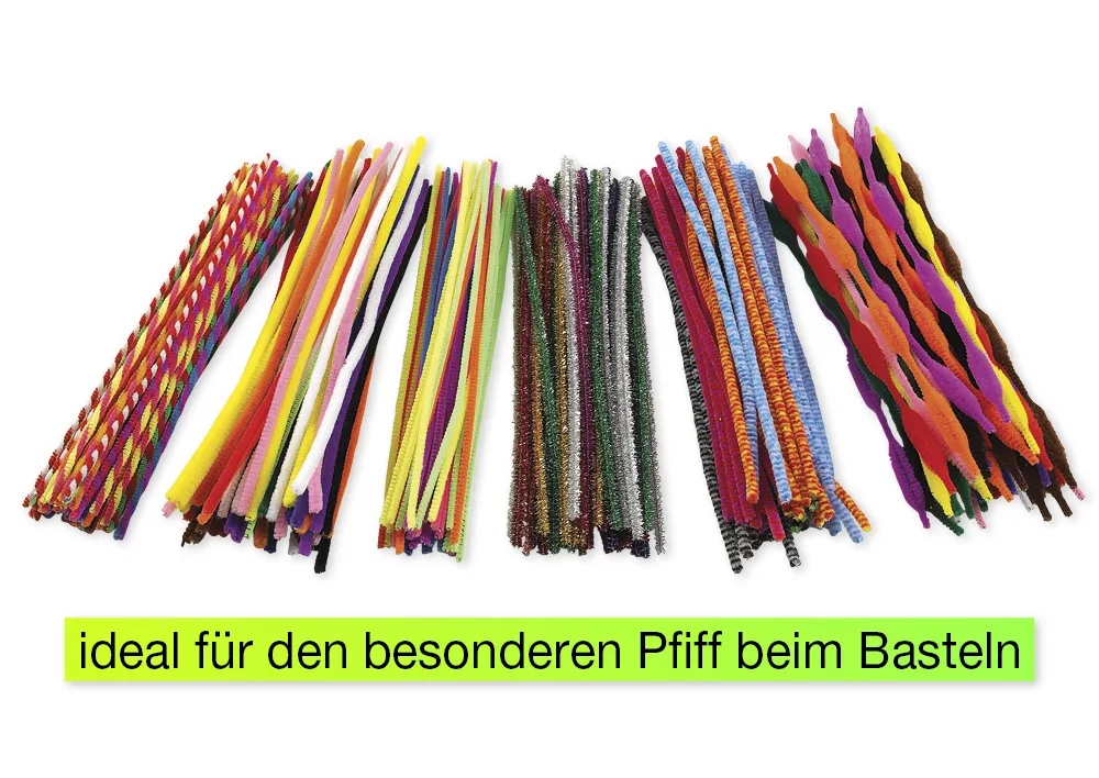 Pfeifenputzer-Mischpackung, 250-tlg.