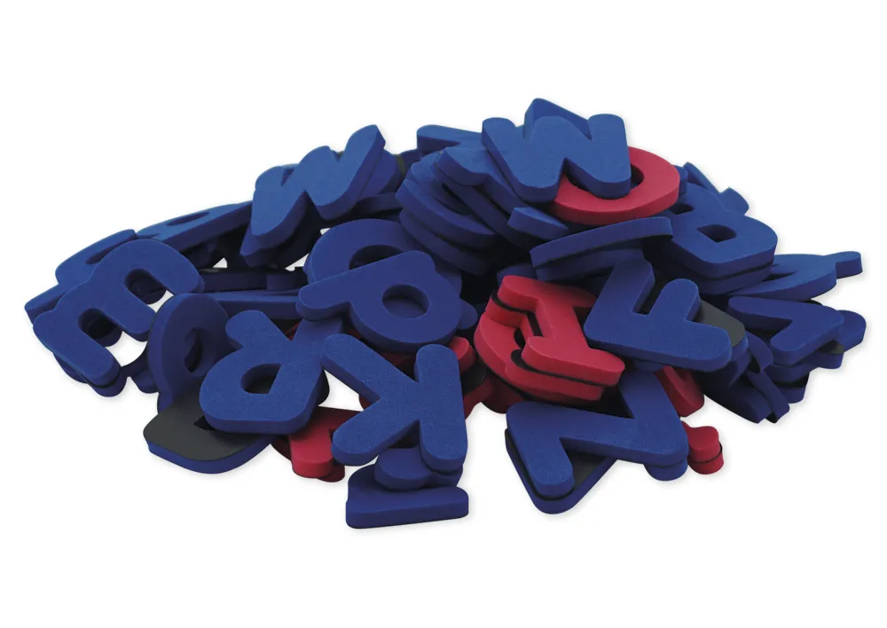 Magnet-Buchstaben in Dose, ca. 4 cm, 104-tlg.