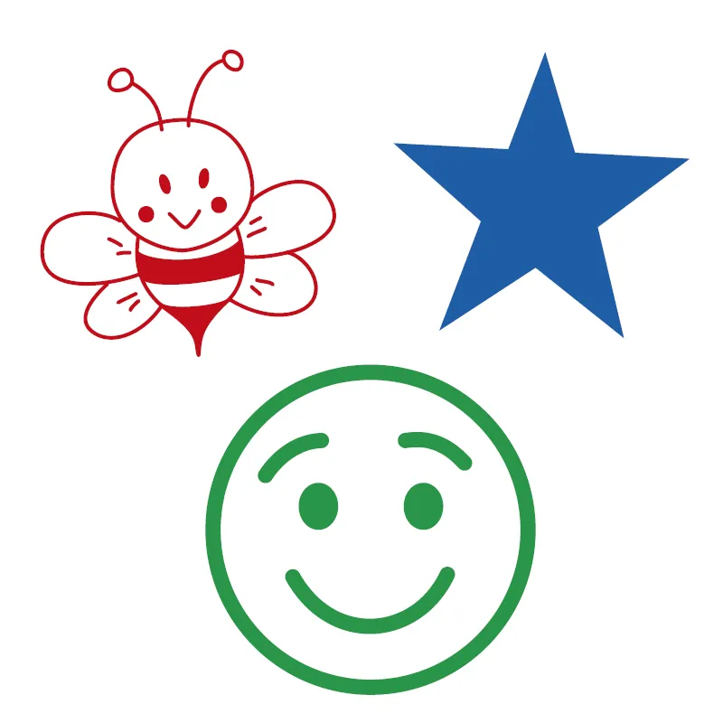 Set Siebdruck-Stempel "Perpetuum" 3-tlg. "Compact"