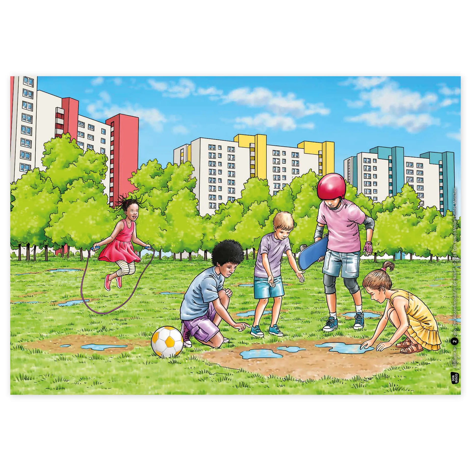 Bildergeschichten-Karten "Der Wasserkreislauf in der Natur", 12-tlg.