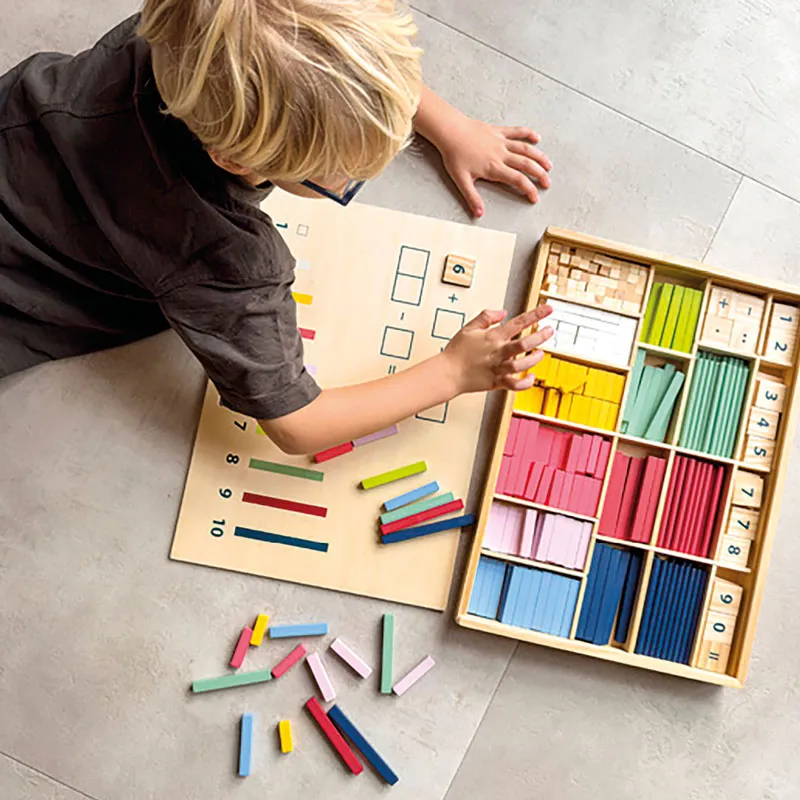 Lernbox "Rechenstäbchen und Zahlen", 460-tlg.