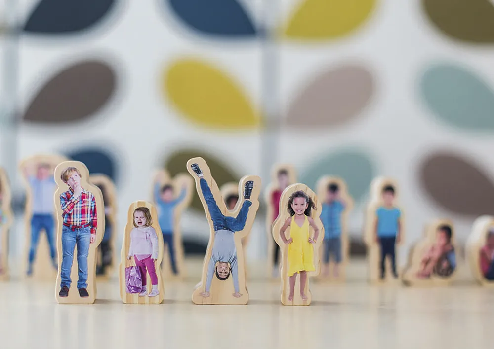 Holzfiguren "Wie fühlst du dich?", 15-tlg.