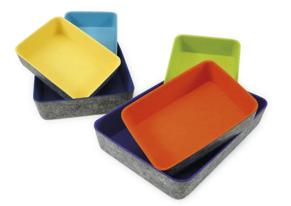 TimeTEX Filz-Schalen Set "Colori", 3-tlg.