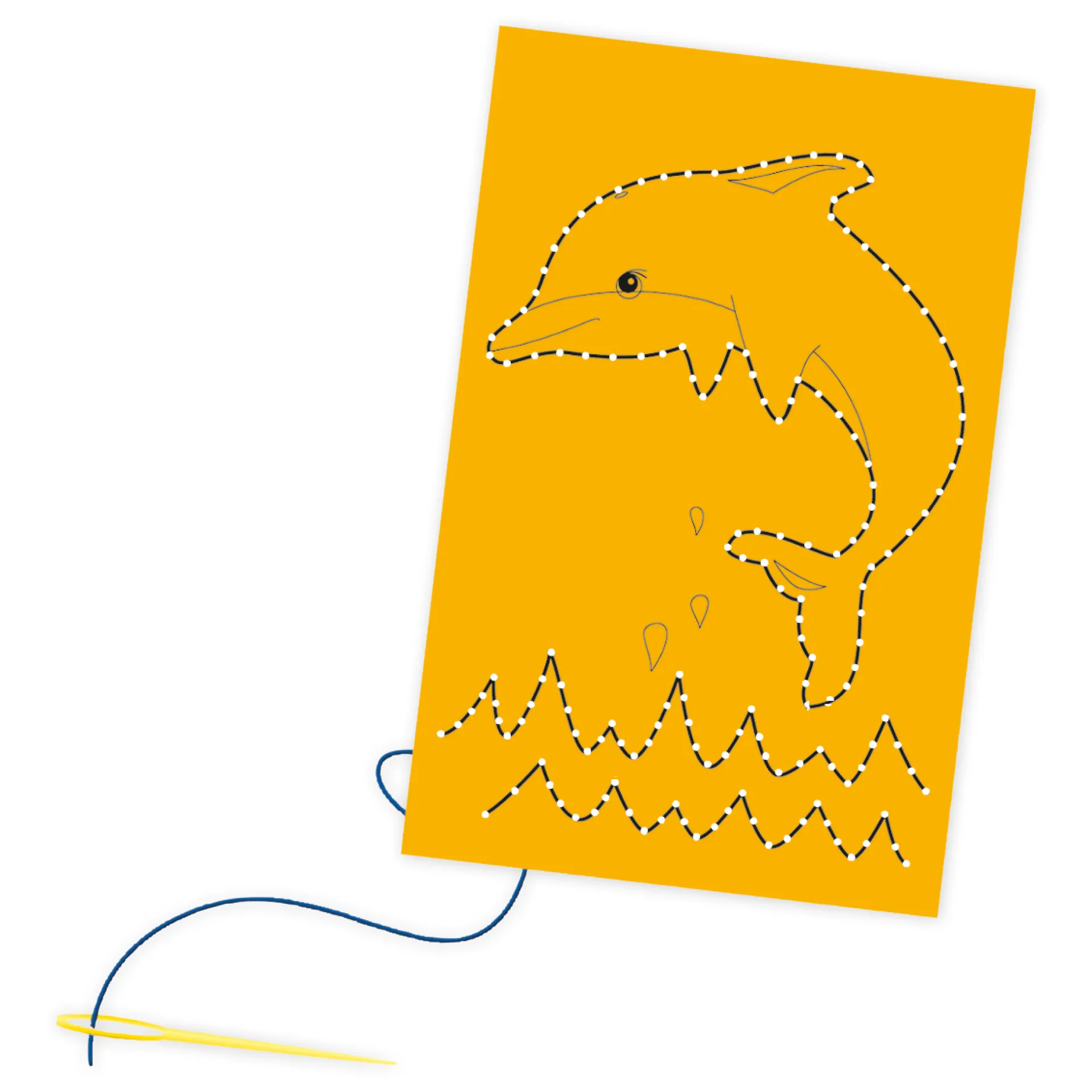 Ausnähkarten farbig mit Motiv, 11x17 cm, 50 Stück