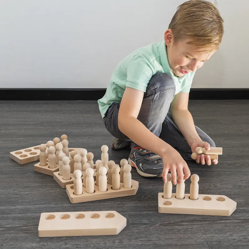 Rechen-Boote, 40-tlg.