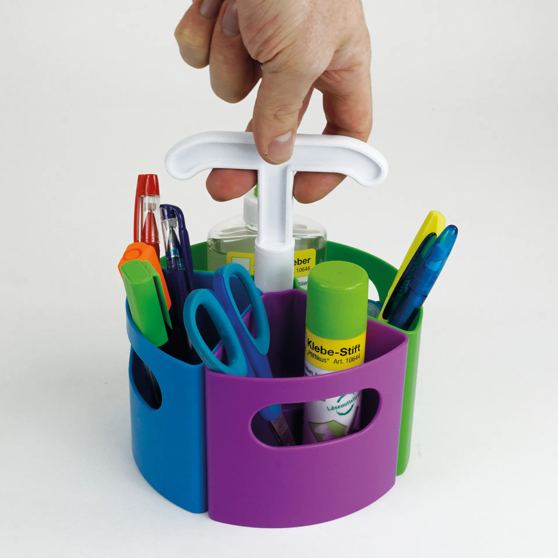 Tisch-Organizer "Basic", Kunststoff, 4-tlg.