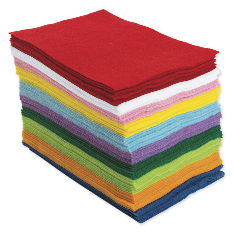 Filz-Platten 15 x 23 cm, 100 Stück