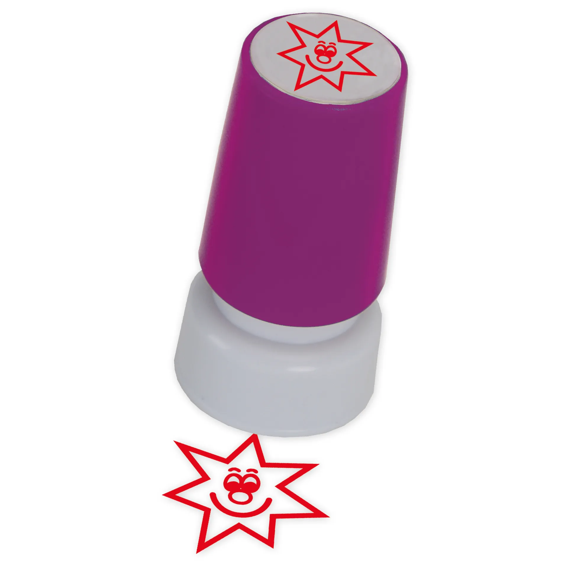 Siebdruck-Stempel "Perpetuum", "Stern"