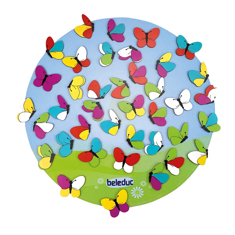 Lernspiel "Farbenfrohe Schmetterlinge", 46-tlg.