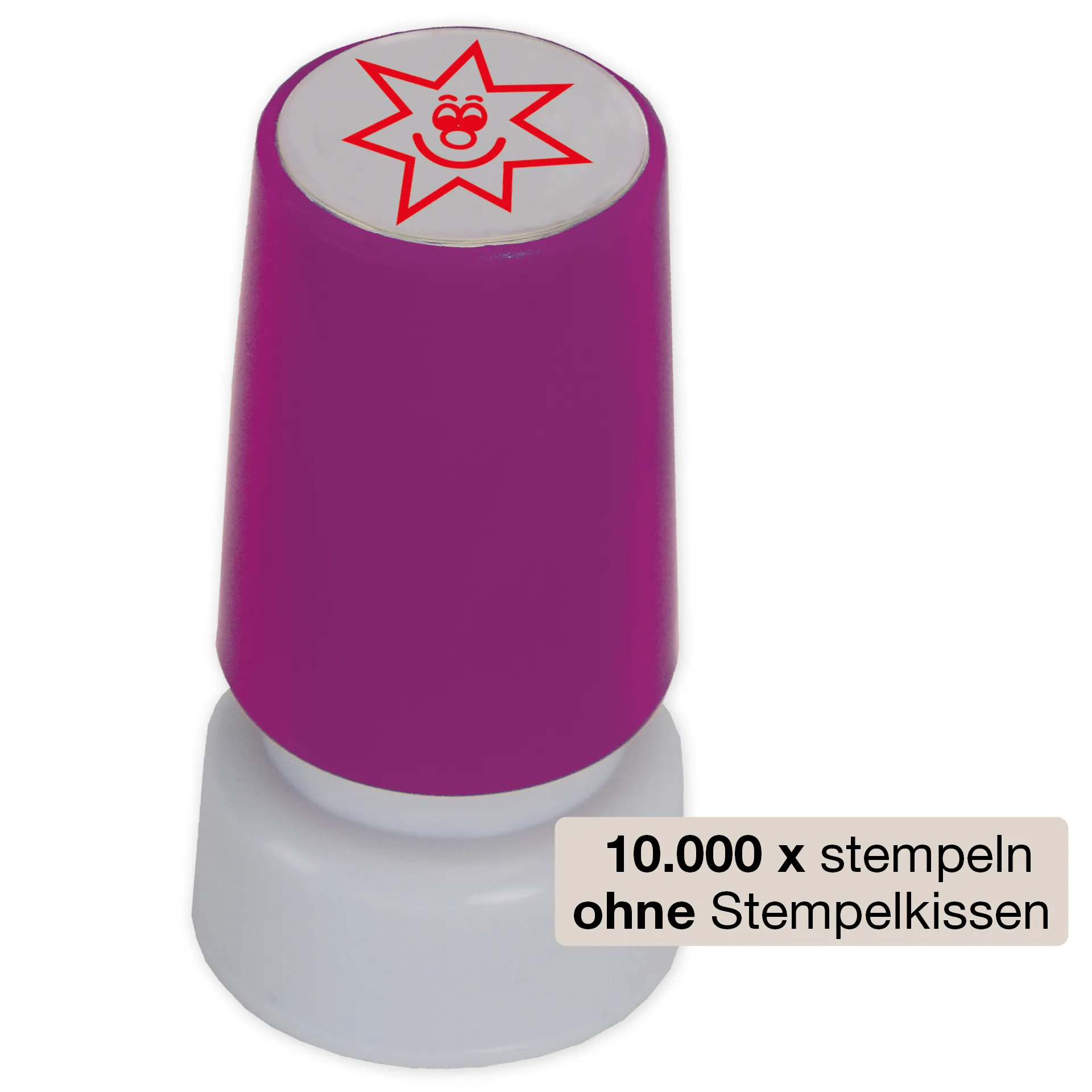 Siebdruck-Stempel "Perpetuum", "Stern"